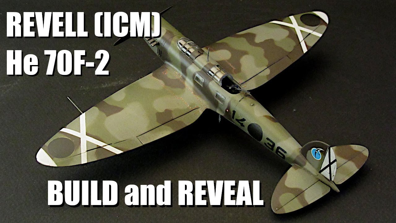 1/72 Revell (ICM) Heinkel He 70F-2 Rayo (Blitz) ~ build and reveal