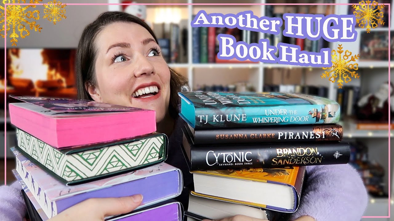 HUGE Christmas BOOK HAUL (25+ books) | my book buying addiction📚