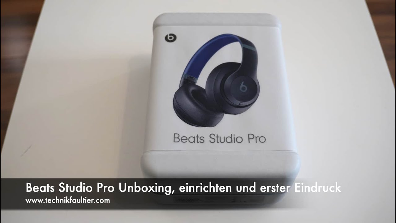 Beats Studio Pro Unboxing, einrichten und erster Eindruck