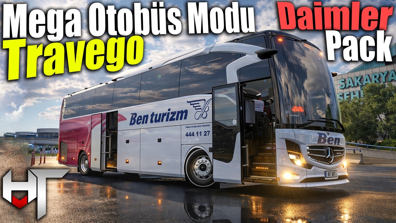 Daimler: MB Collection Travego !! Yeni Güncel Türkiye Haritası | Ets 2 Hvt Turkey Map 1.58 !!