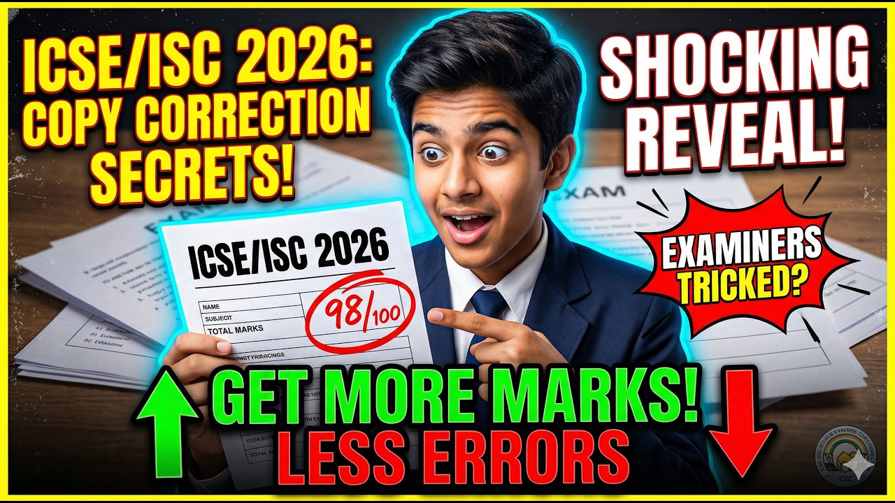 ICSE/ISC 2026: GOOD NEWS! 😍 Copy Correction LATEST Update | Lenient Marking by EXTRA MARK