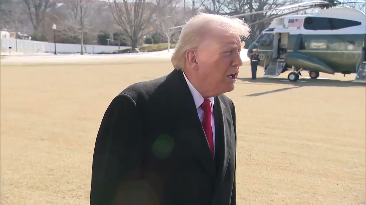 WATCH: Trump answers questions about NATO, Venezuela en route to Fort Bragg