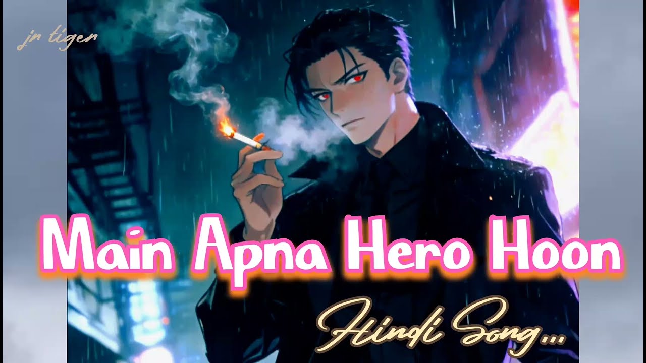 Main Apna Hero Hoon_new hindi attitude,lovestory, romantic and ,motivation song, jrtiger #hindisong 