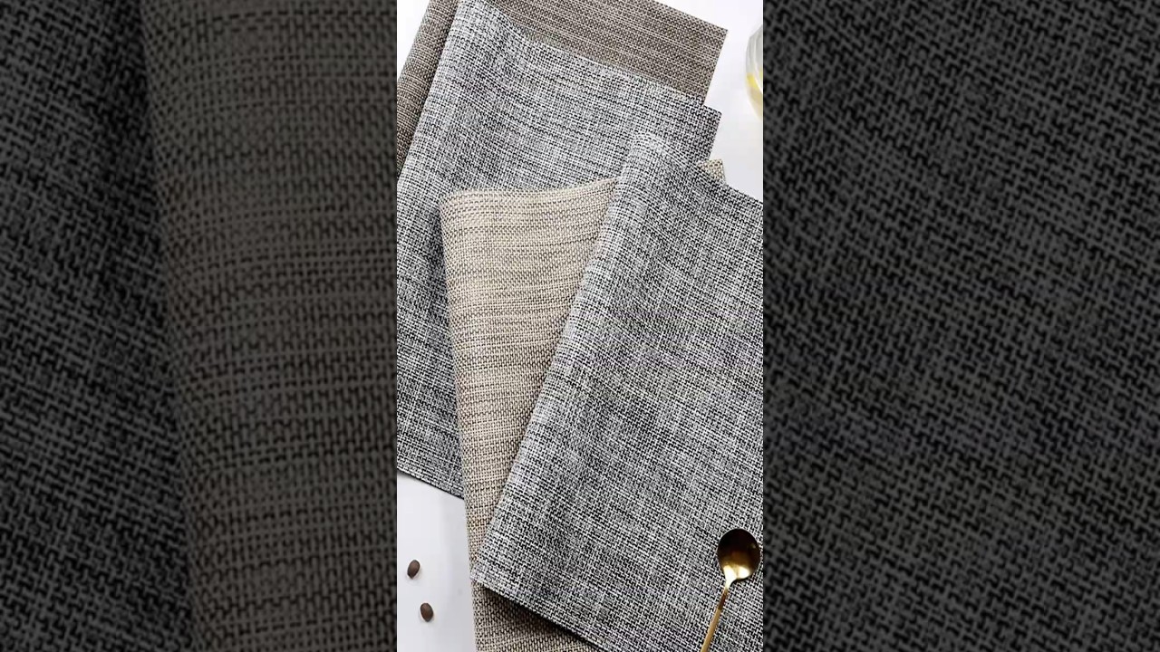 Premium PVC Woven Placemats Manufacturer | Bulk & Custom Orders for Commercial Use