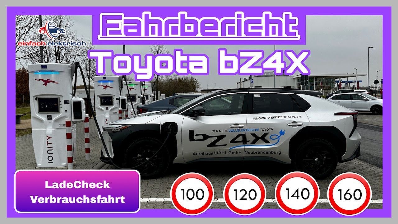 🚘 Toyota bZ4X 🪫 Fahrbericht | Verbrauchsfahrt | Ladecheck 🧐 was kann er⁉️