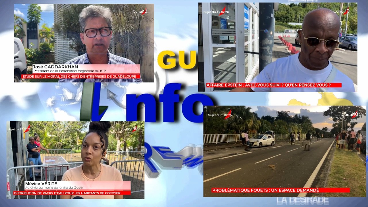 Onews  Guadeloupe jt de Canal 10