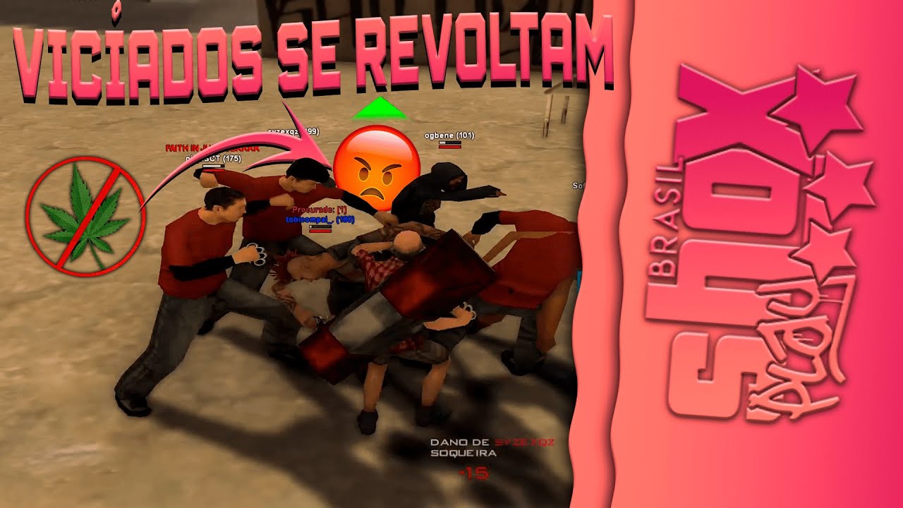 NÃO DEU DROG4 PARA OS VICIADOS, A PORRADA ESTANCOU KKKKKK | Brasil Play Shox SV3 [PC/MOBILE] PARTE 1