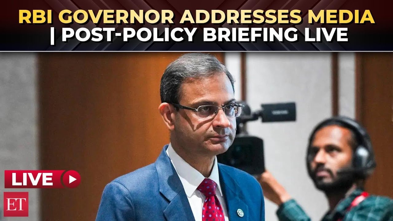 RBI Governor Sanjay Malhotra LIVE | Post Monetary Policy Press Conference