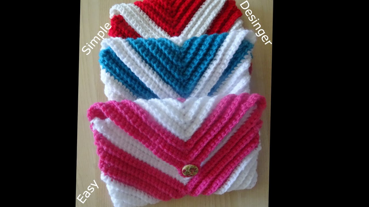 How to make crochet Purse/Handbag in Hindi. कुरुसिया से  पर्स कैसे बनाये