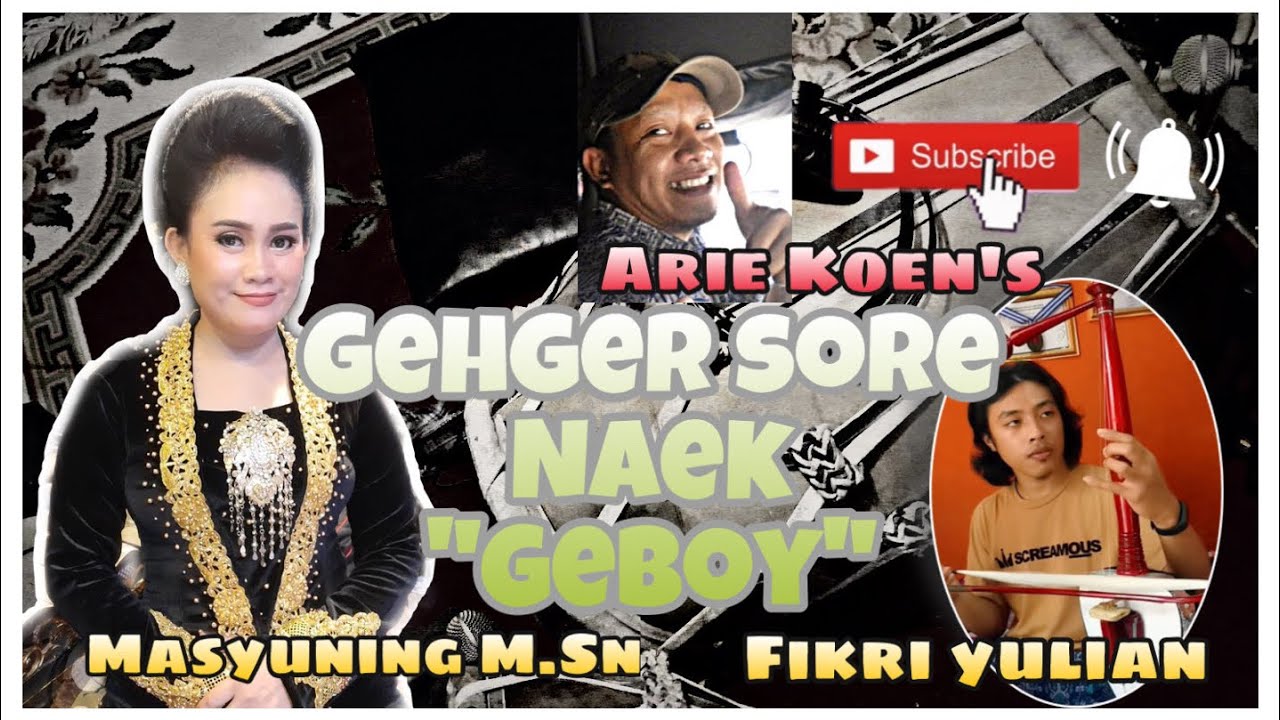 Lagu GEHGER SORE naek GEBOY, Agoy Kendang featuring Masyuning sinden Kahot Giri Harja 3 putra‼️