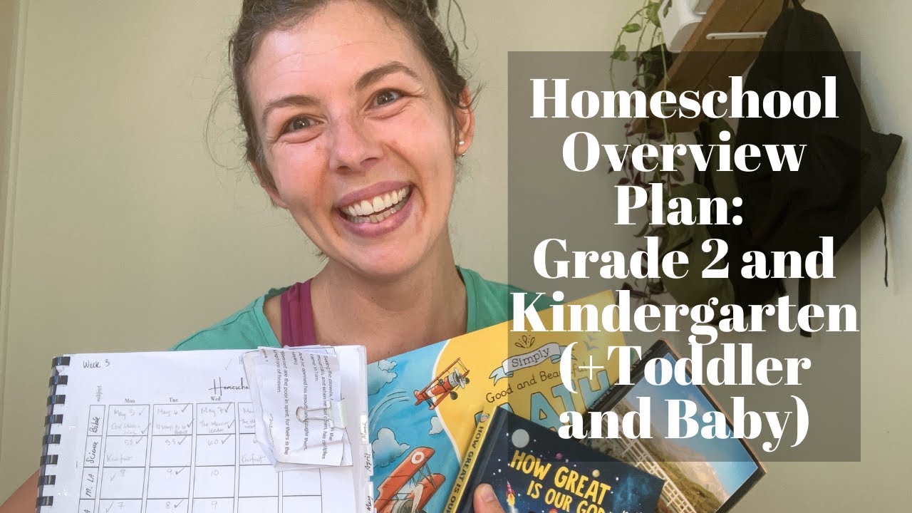 Family of 6: Homeschooling Overview for 2nd Grade and Kindergarten (+Toddler and Baby)