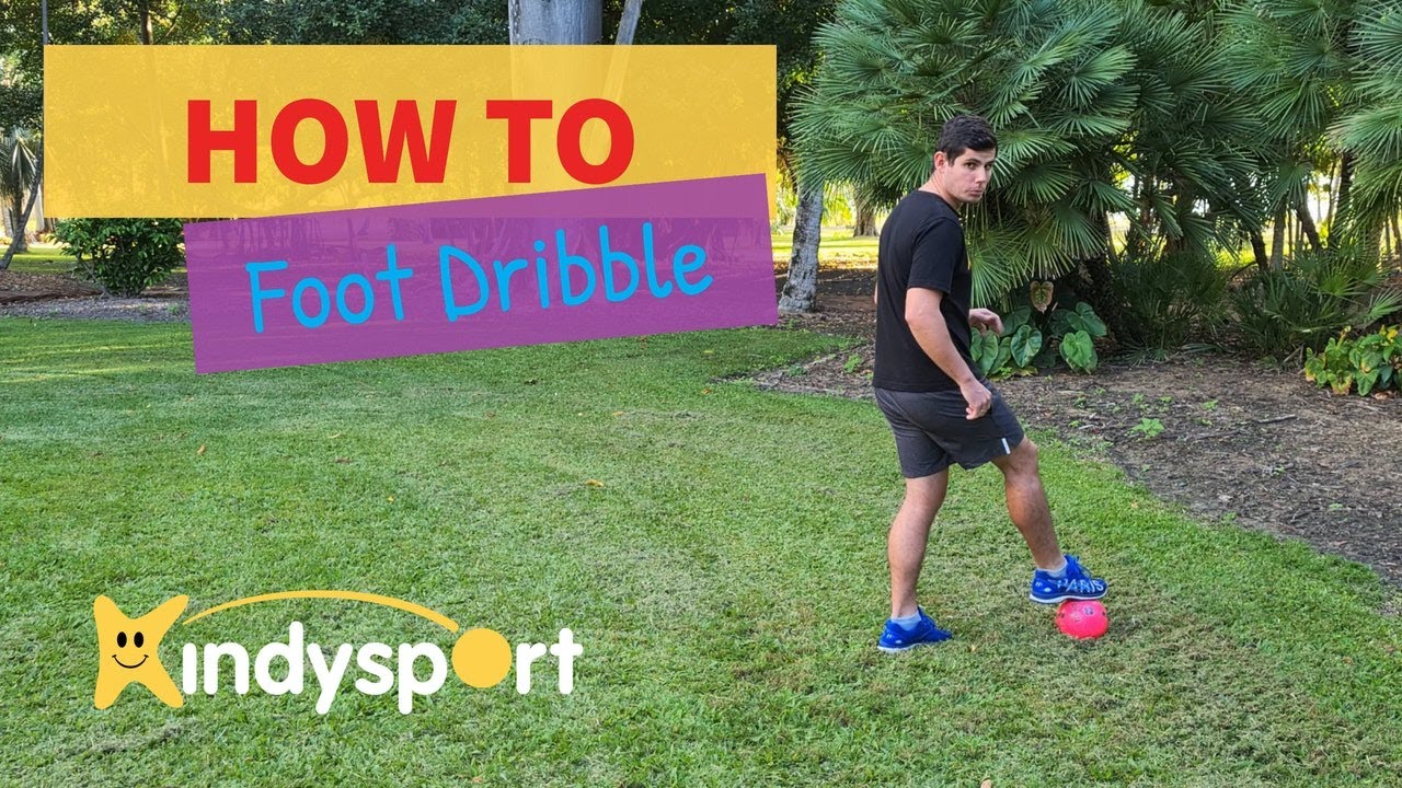 How to Dribble a Soccer Ball for kids | Easy fundamental movement skills for preschoolers