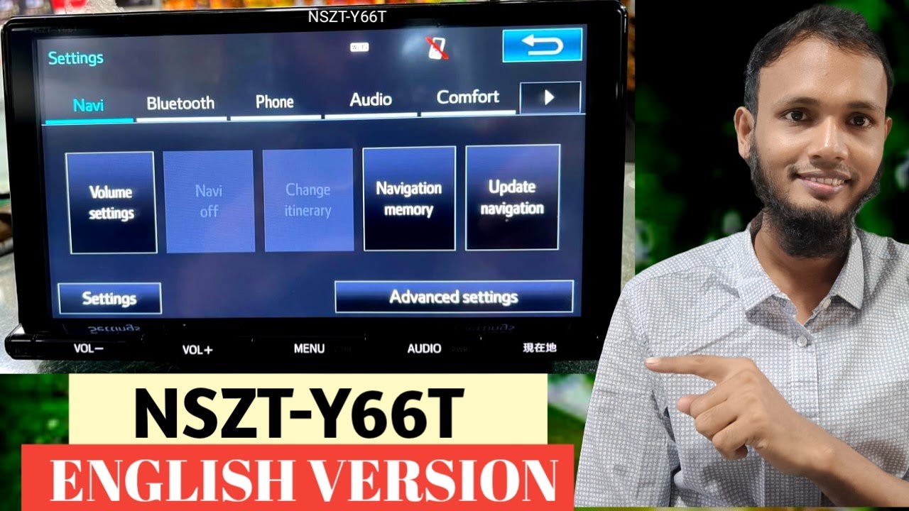 NSZT Y66T FULL ENGLISH VERSION How to Change Japanese Language