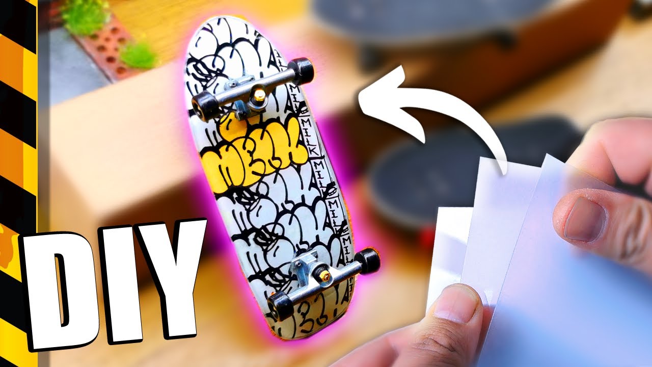 Fabrique ton fingerboard promodel en plastique ! 🛠️ DIY TUTO FINGERSKATE 🚧