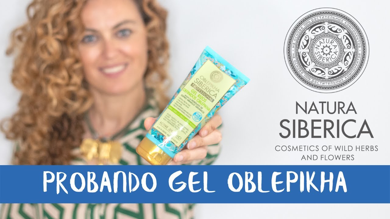 Probando el gel de Natura Siberica - OBLEPIKHA