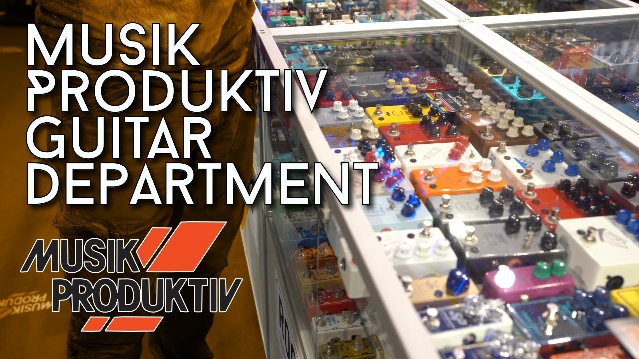 Checking out the Musik Produktiv Guitar Department