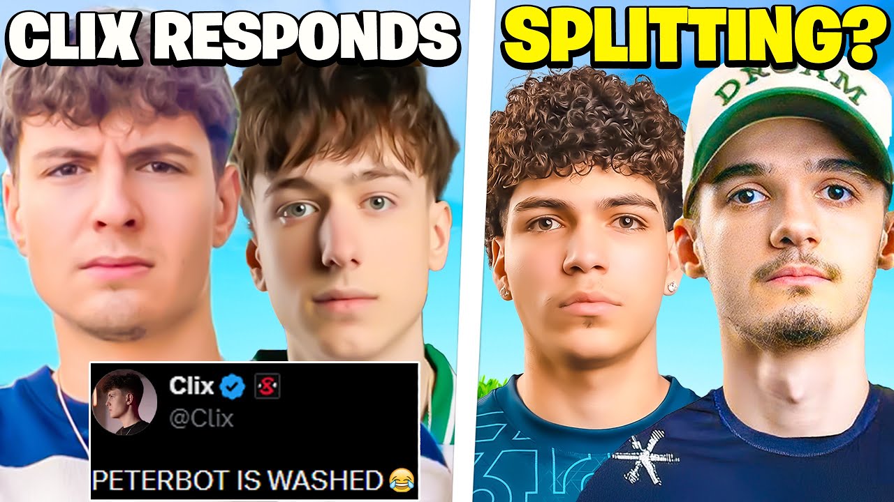 Clix FINALLY Calls Out Peterbot for GRIEFING Him... | Are these Duos going to SPLIT?