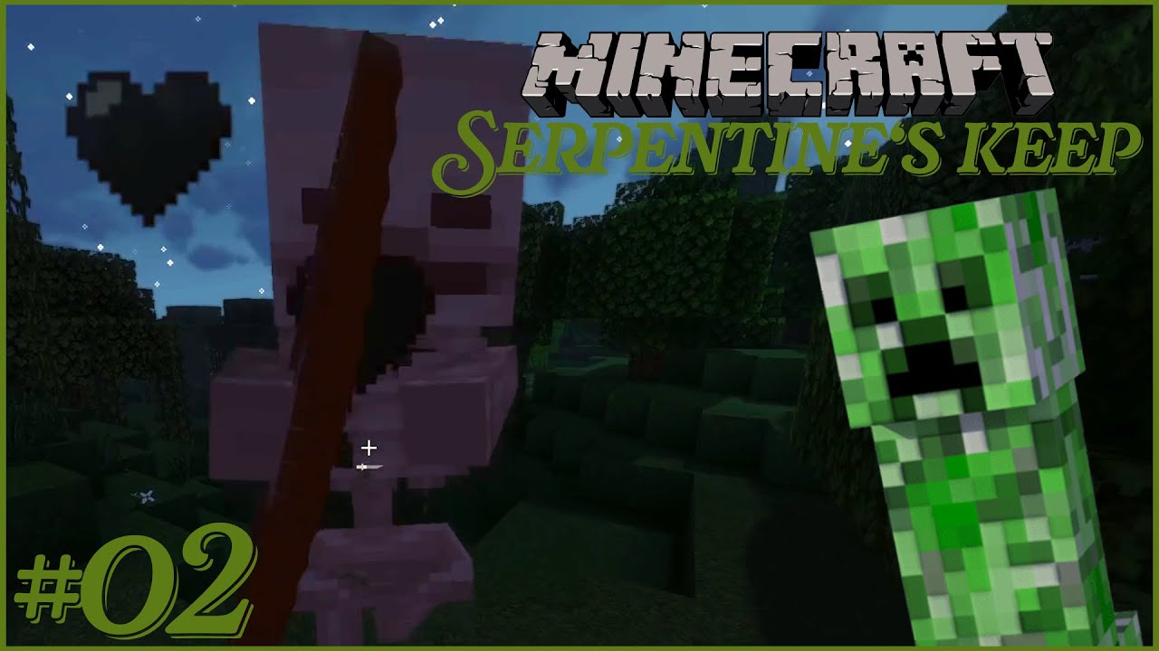 Der erste Höhlengang 🐍 MINECRAFT: Serpentine's Keep #02