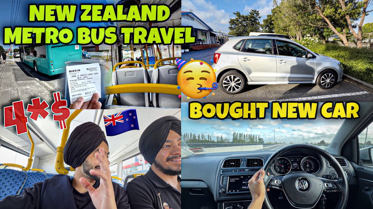 Bought New Car🥳On Rentals?😱New Zealand 🇳🇿metro Travel🚎