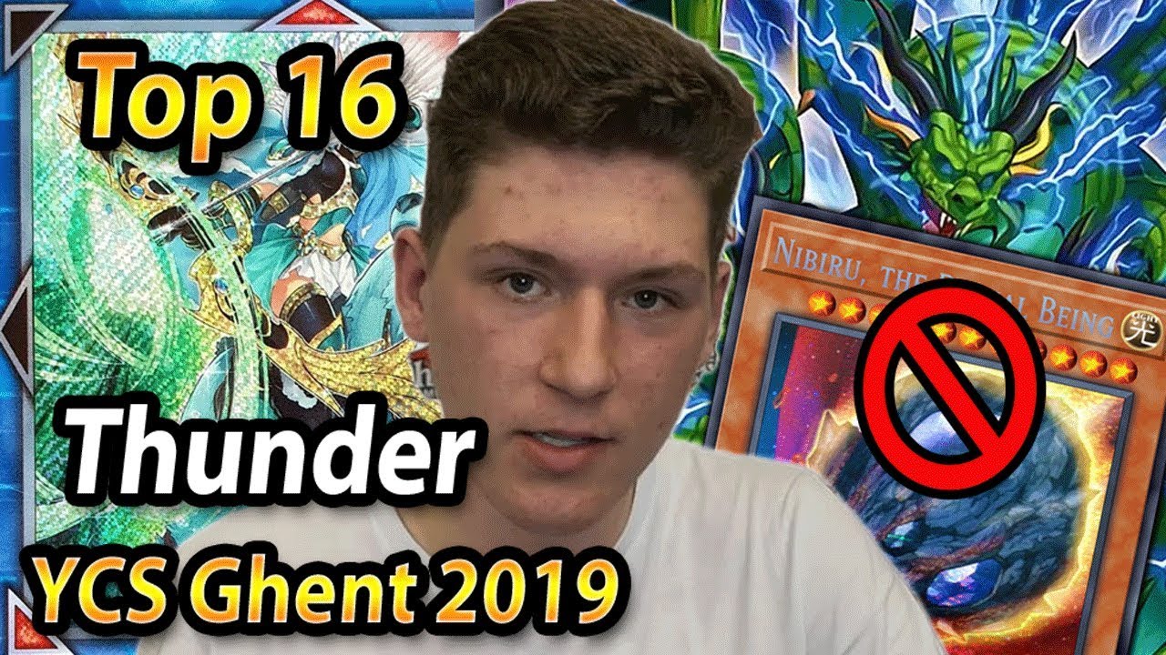 Top 16 THUNDER deck profile - YCS Ghent 2019 | Cevin Katter