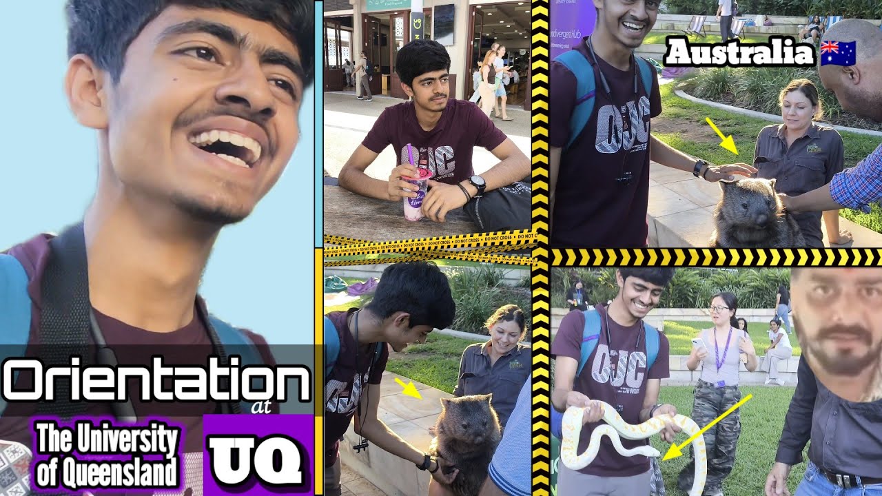 Orientation at UQ university | Welcome week at UQ | Events | EAIT carnival| #uq #qut #australia
