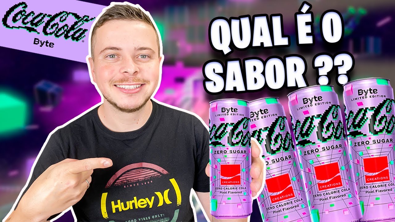 PROVAMOS A NOVA COCA COLA BYTE
