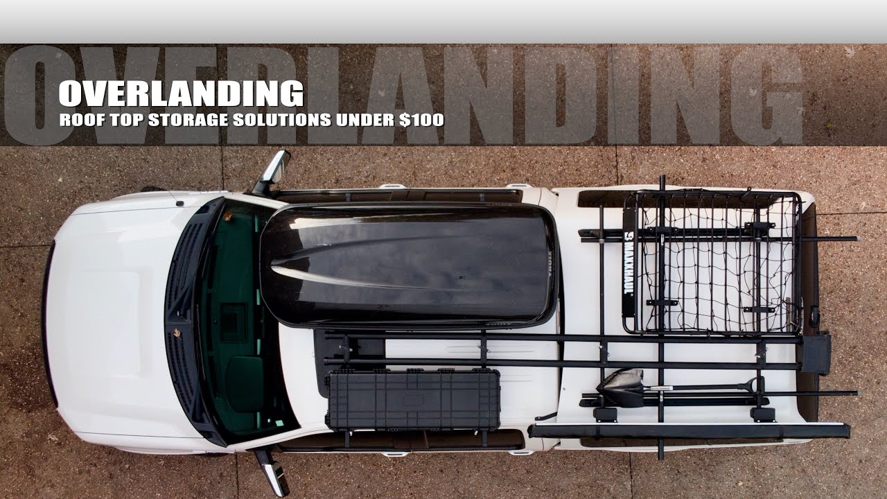 DIY Rooftop Storage Solutions for Pickup Truck Camping/Overlanding / Easy Roof Rack Install
