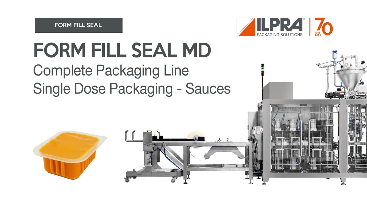ILPRA Form Fill Seal - Single Dose Sauce Packaging - Complete Packaging Line