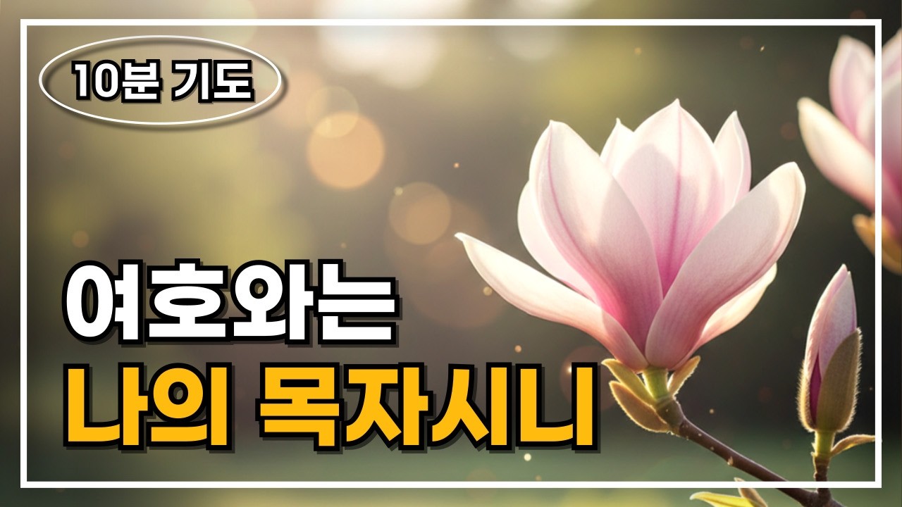 [아침기도] 부족함이 없는 은혜 | 여호와는 나의 목자시니, 부족함이 없으리로다 | 아침을 여는 축복 기도 (10분 기도)