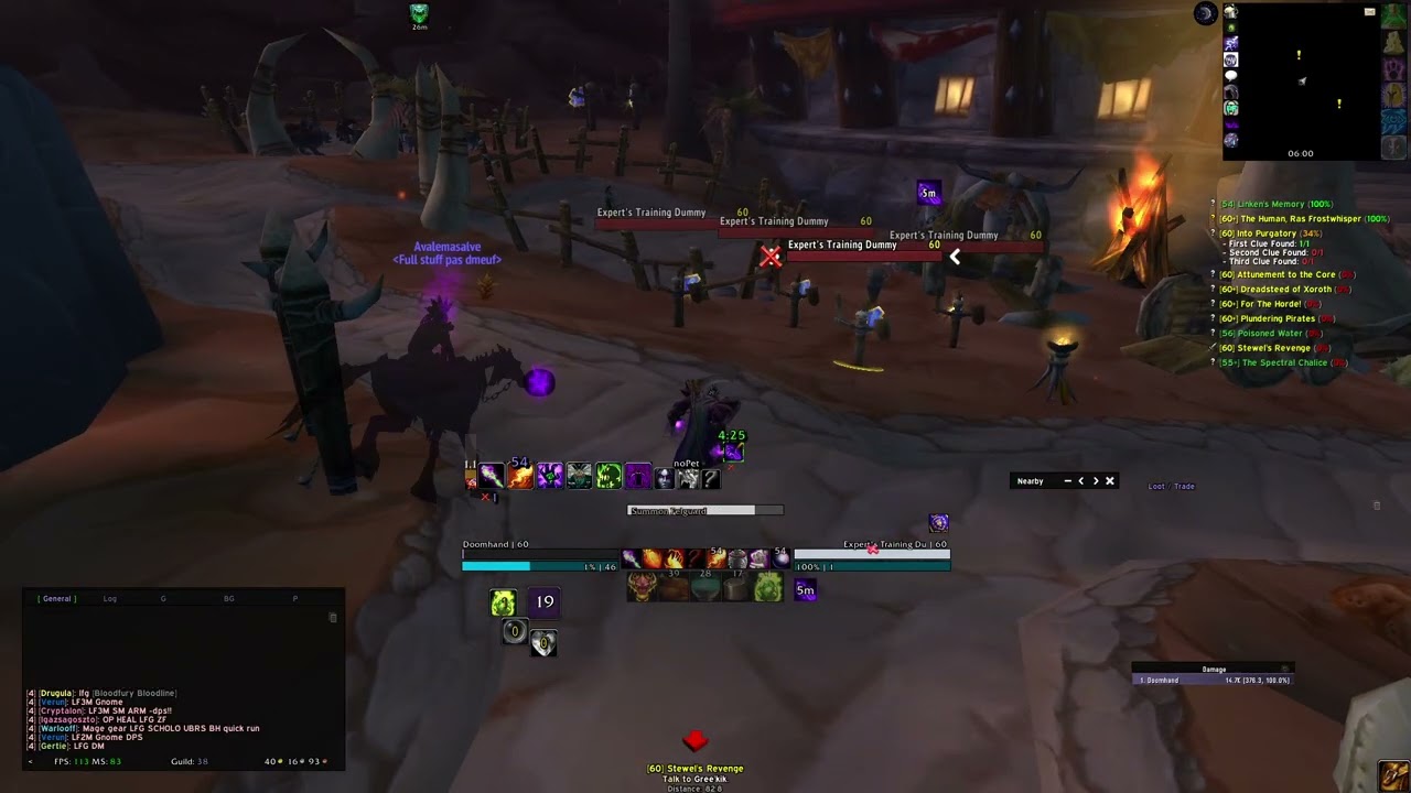 Showcasing Warlock Spells | Project Epoch