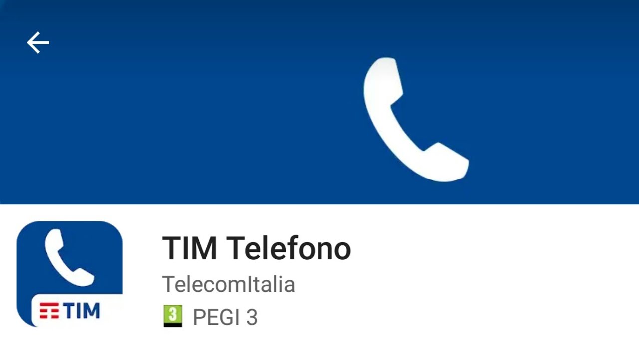 App TIM  Telefono (Trasforma lo smartphone  in un telefono cordless)