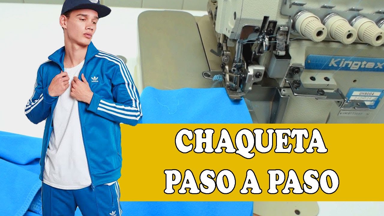 CHAQUETA DE HOMBRE TIPO ADIDAS|Tips De Confección