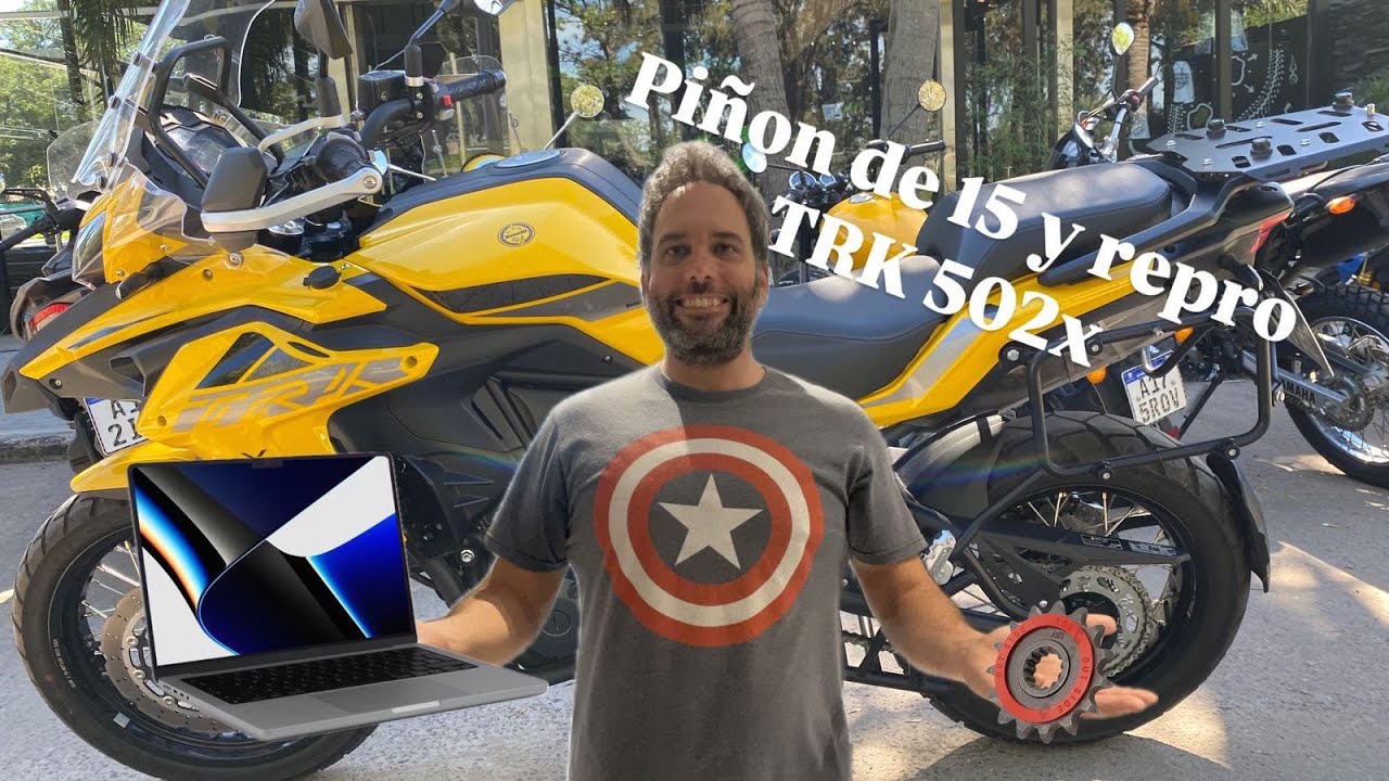 Piñon de 15 y Repro/Remap de potencia Benelli TRK 502X