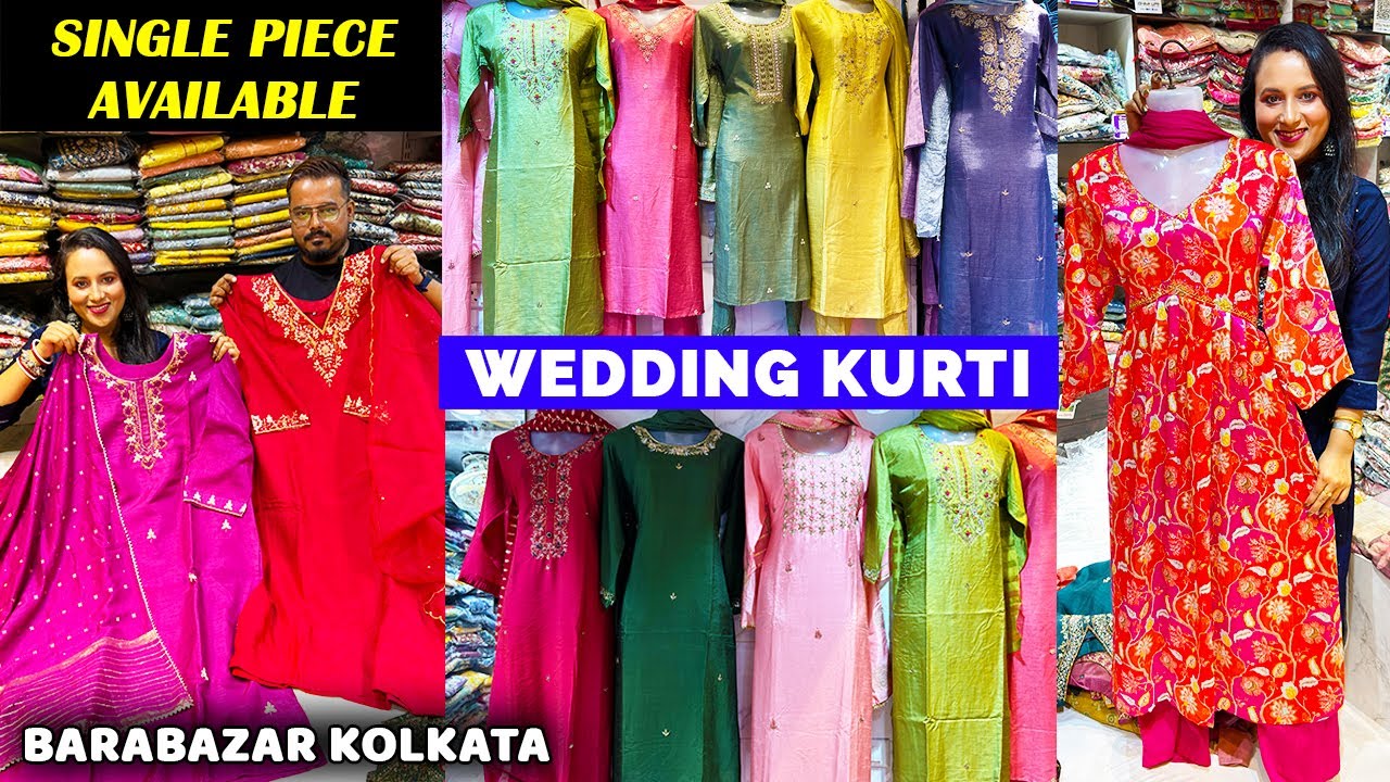 Barabazar Kurti Retail Market | Rayon, Muslin, Dola Silk Kurti Collection at Wholesale Price Kolkata