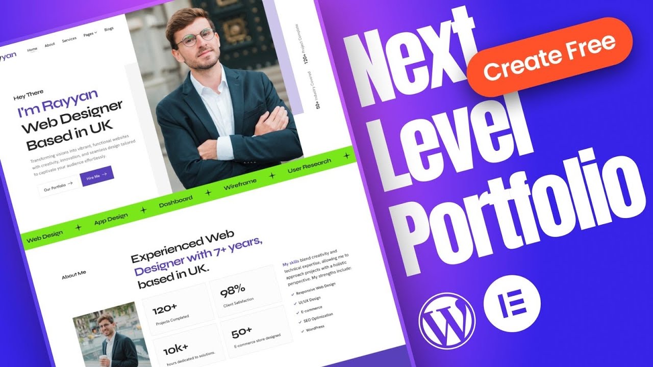 [STEP BY STEP] How To Make A Personal Portfolio Website ~FREE~ 2025 (WordPress For Beginners)