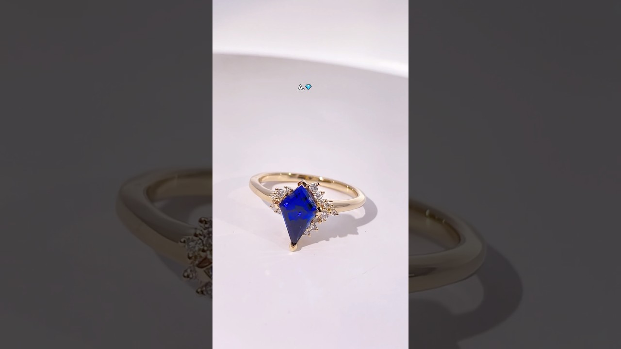Design dream sapphire ring, which is the best style?#youtubeshorts #shorts #jewellery
