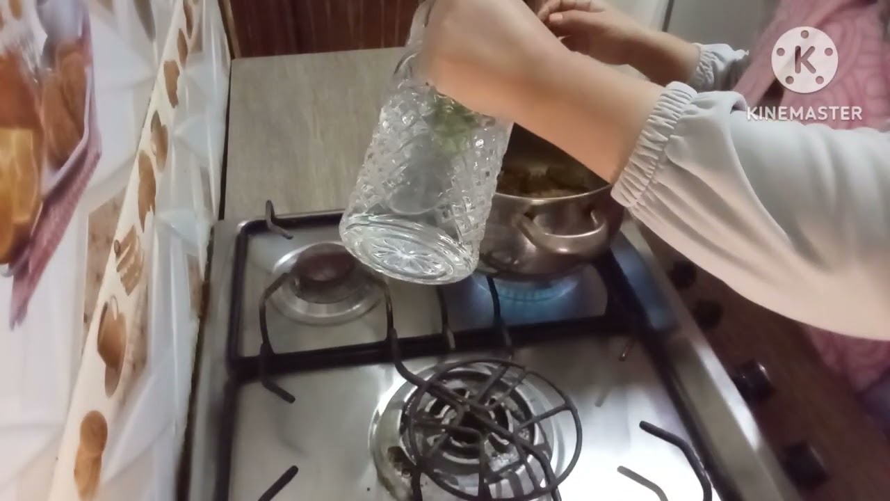 حمص بطريفات لحم الراس معلك و بنين