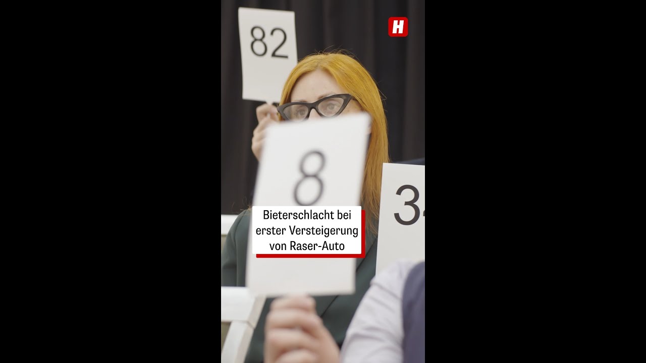 Erstes Raser-Auto wird versteigert