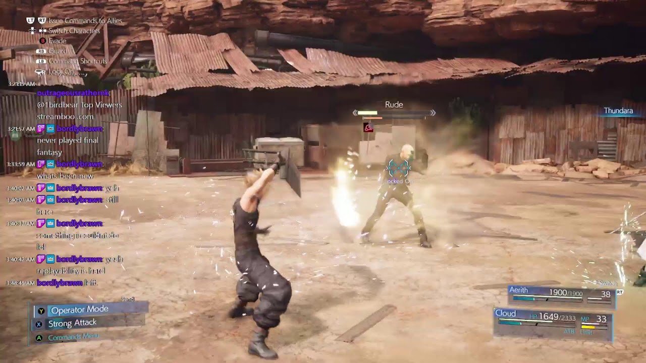 final fantasy 7 remake playthrough