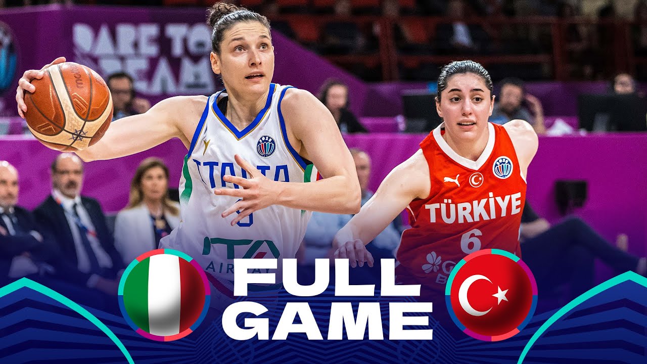 Italy v Türkiye | Full Basketball Game | FIBA Women's EuroBasket 2025 | Quarter-Finals