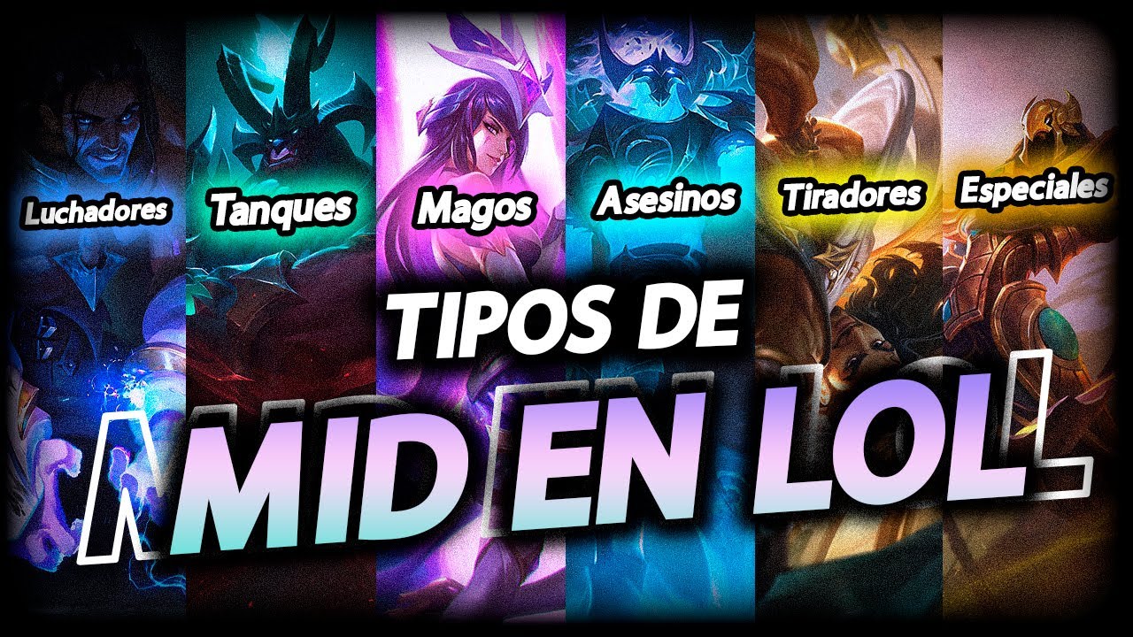 ¿CUÁL es el MEJOR MID de LoL? 🤔🔥 Tipos de MID en LEAGUE OF LEGENDS 2022 S13 - Pretemporada