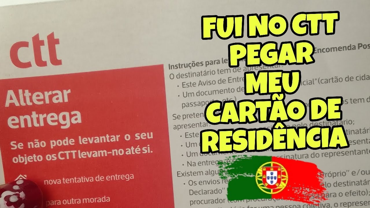 FUI NO CTT 👉📮 CORREIOS PEGAR MINHA RESID&Ecirc;NCIA 📩🇵🇹22/09