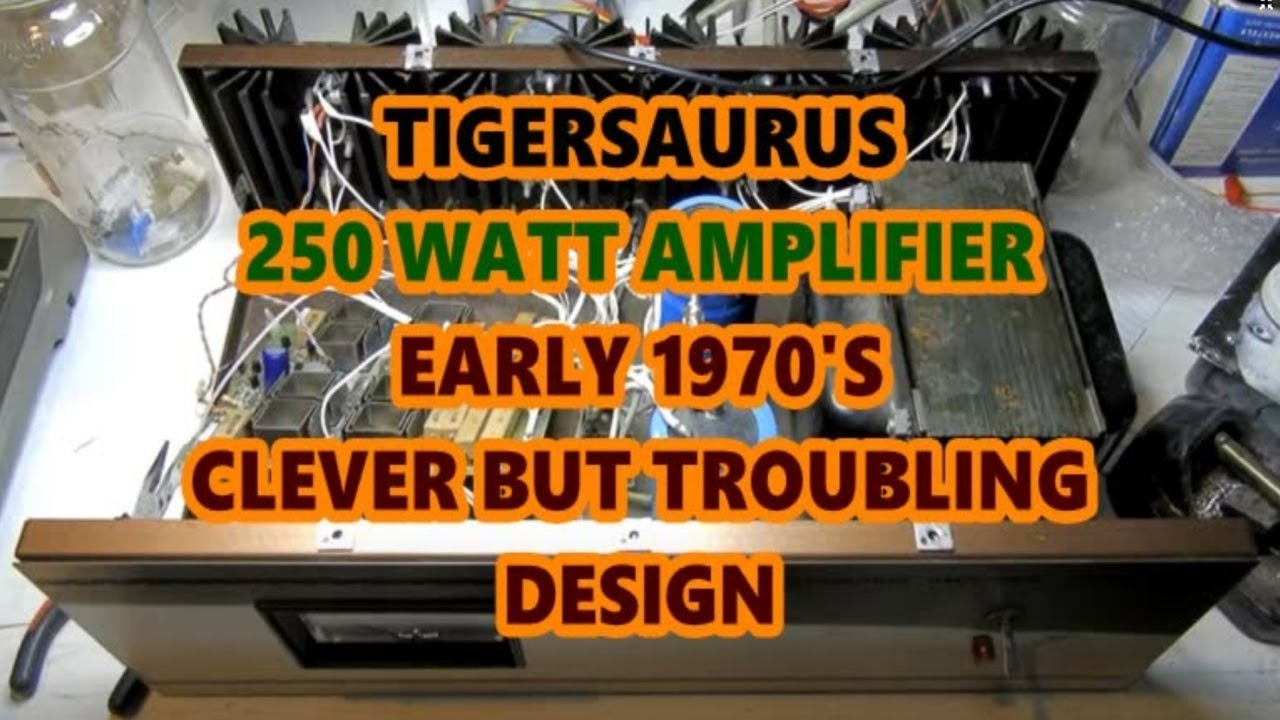 Tigersaurus 210/A amplifier schematic walkthrough