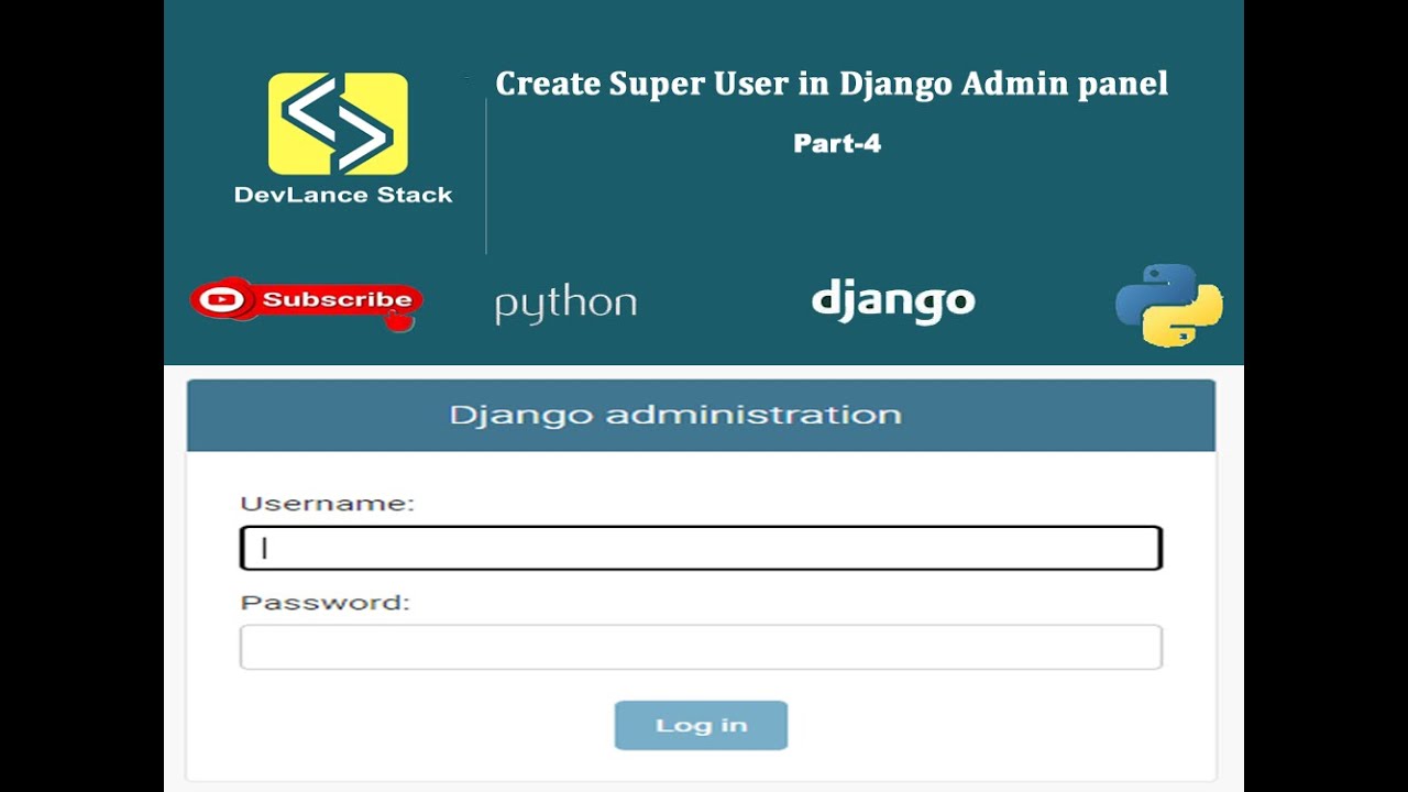 How to Create Super User in Django Admin Panel I Tutorials for beginner #4