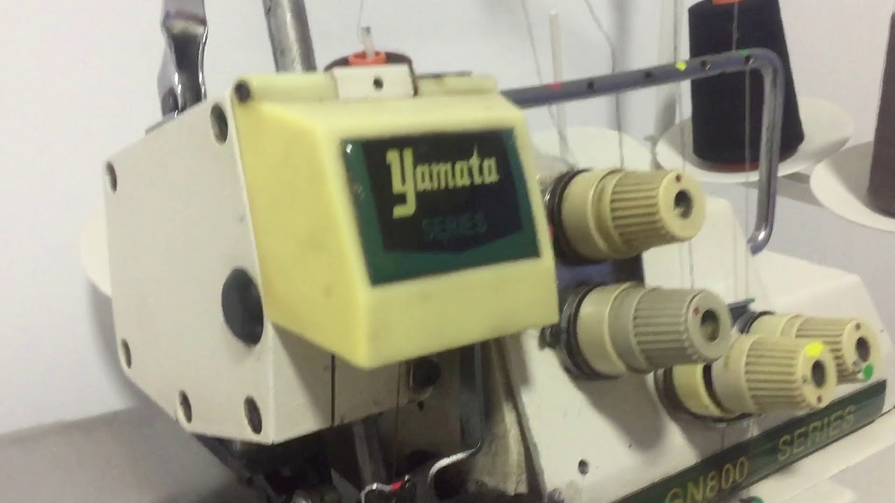 Cómo usar una remalladora Yamata-Video 1