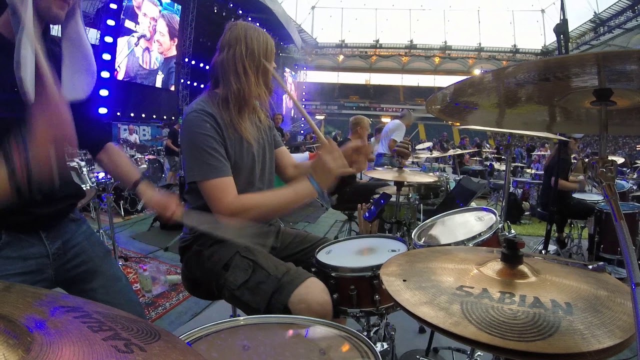 Seven nation army - Rockin'1000 - Frankfurt 2019 (DrumCam)