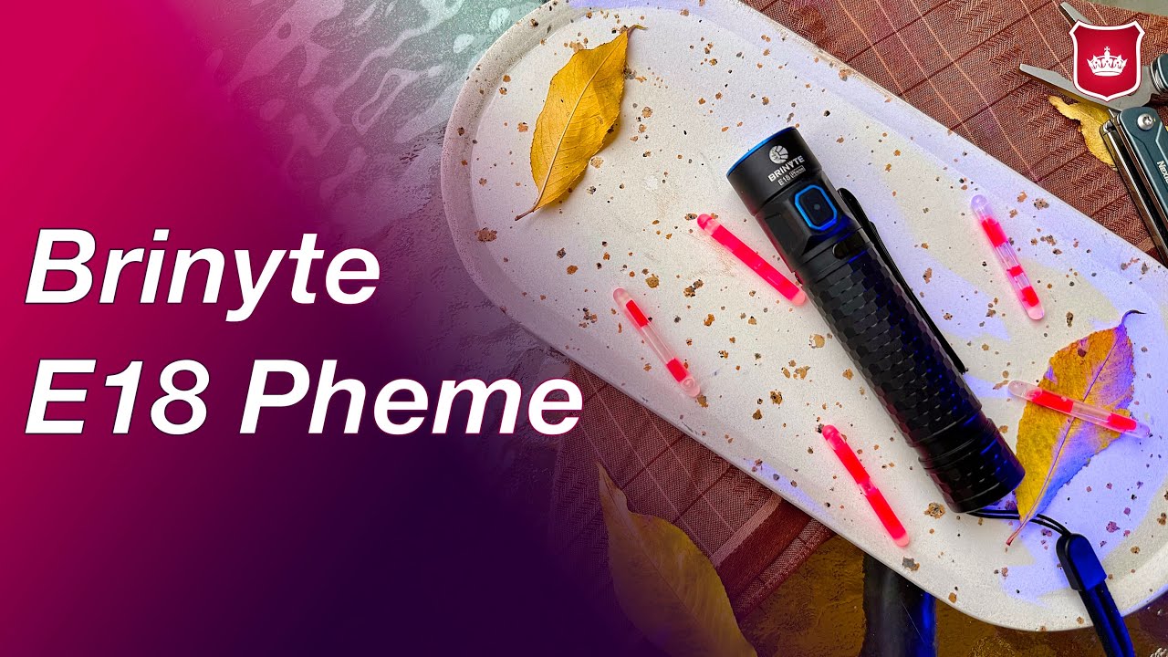 Brinyte E18 Pheme - Jedna z najładniejszych latarek do EDC
