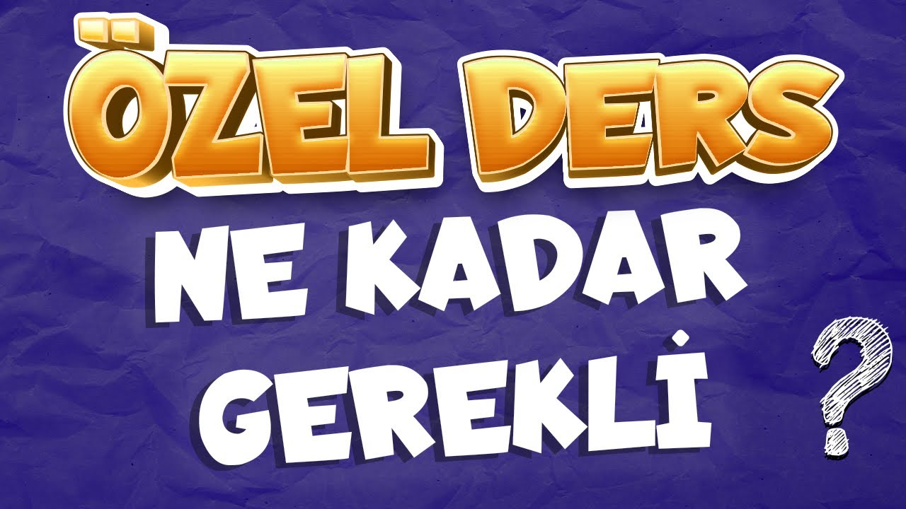 ÖZEL DERS ALMAK ŞART MI? | LGS Hazırlığında Özel Ders Almak Verimli mi?