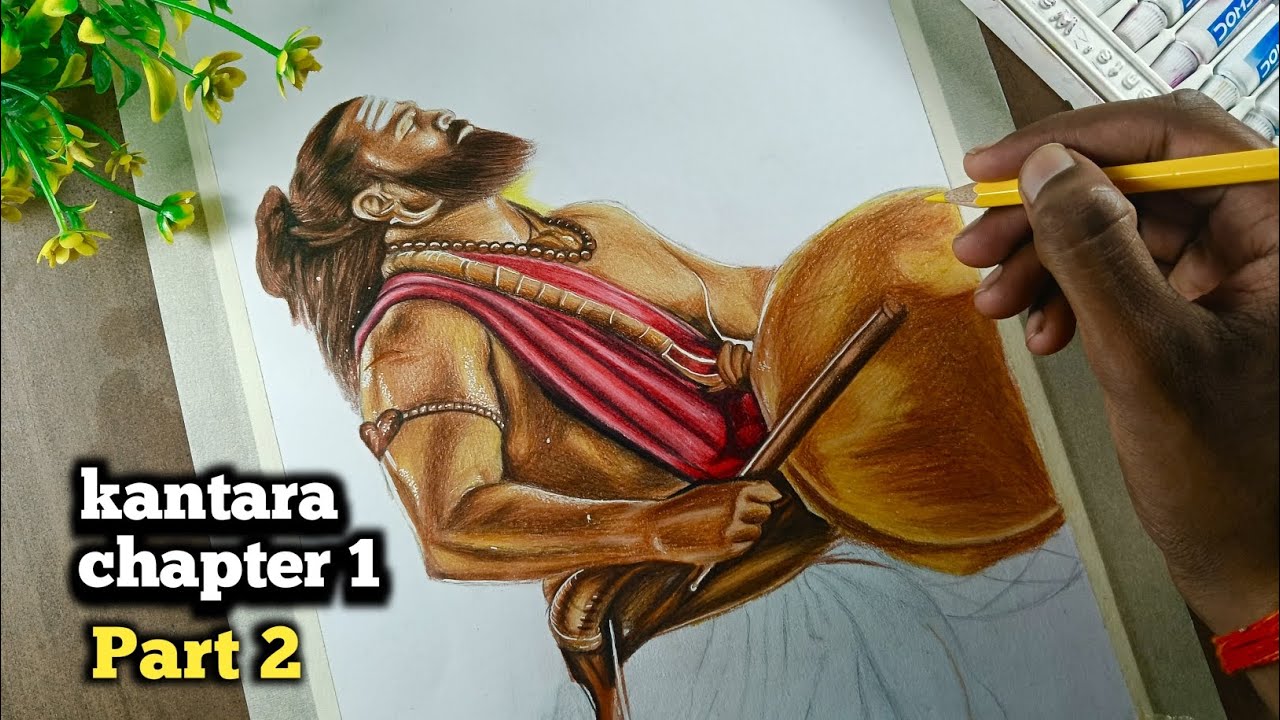 Kantara Chapter 1 Drawing 🔥, How To Draw Kantara Chapter 1, Kantara Drawing Easy 