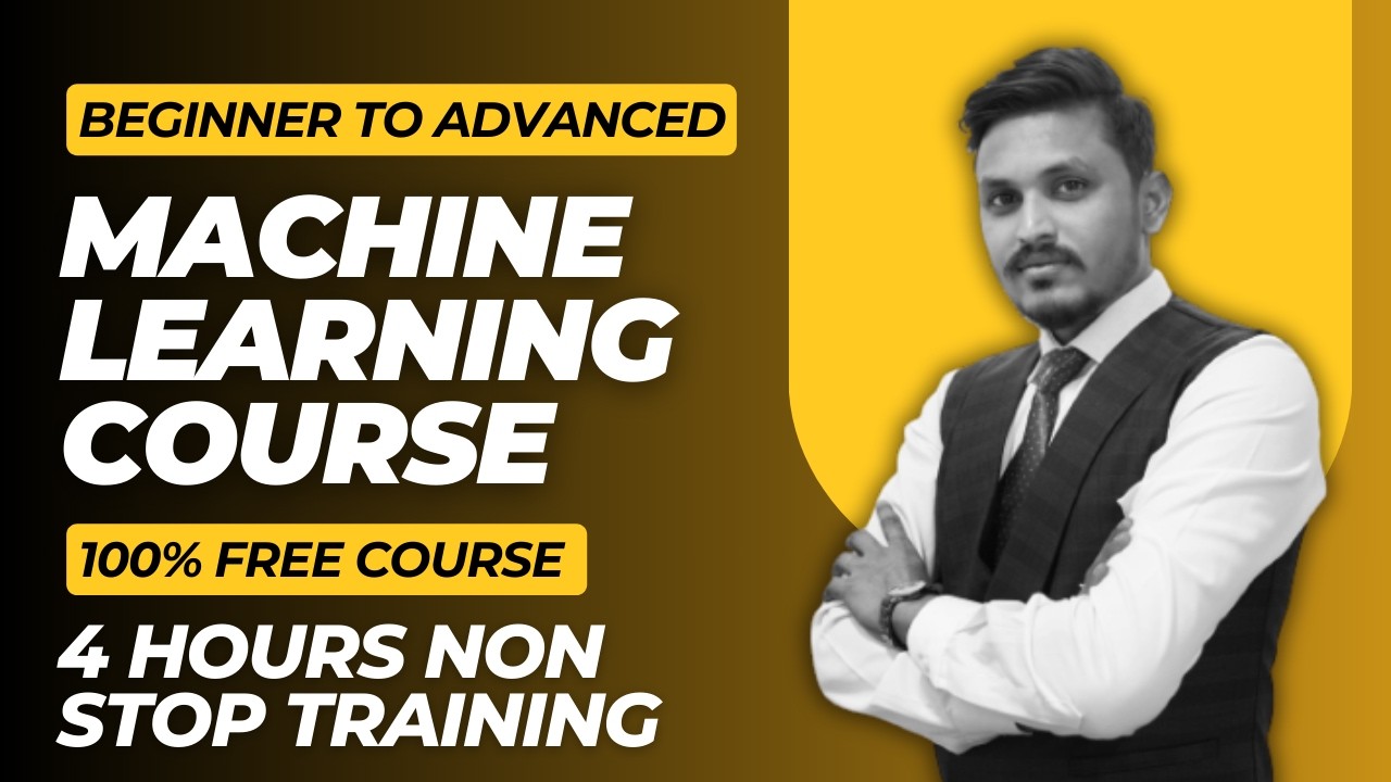 FREE Machine Learning Course for Beginners 🔥 4 HOURS Non-Stop Training | Zero to ML | 2026